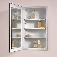 BROAN 1035P24WHG Recessed , Mirrored, Single Door, Frameless