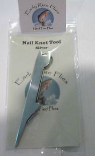 Fly Fishing Gear Accessories Knot Tying Tool Silver