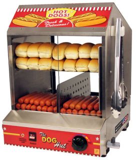 Paragon Dog Hut 200 Hot Dog & Bun Steamer NEW & HOT