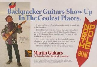 1995 C.F. MARTIN BACKPACKER BLUEGRASS MUSICIAN SERGEI PASSOR GUITAR