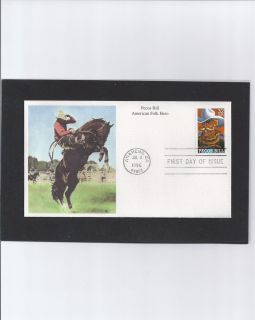 BILL COWBOY AMERICAN FOLK HERO 3086 FIRST DAY STAMP CACHET COVER FDC