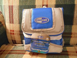 Coolcell 12 Can Collapsible Cooler with easy access snap lid New with