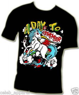 NWT A Day To Remember ADTR Jeremy McKinnon Horse Unicorn Tee T Shirt