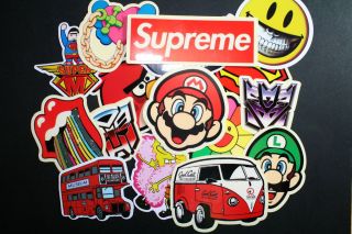 10 Mixed Skateboard Stickers 10 Random Skateboard Decorative Stickers