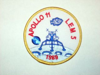 Apollo 11 LEM 5 Patch 1969 Saturn 1 B