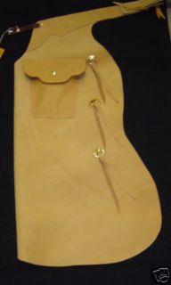 Working Cowboy Leather Custom Made Bell Batwing Chaps Chap Pocket