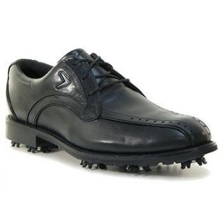 Callaway Mens FT Chev Blucher Golf Shoes M622 02 Black/Black Wide