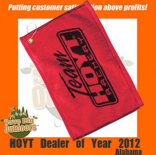 HOYT Archery Shooter Towel gr8 with spider carbon element or charger