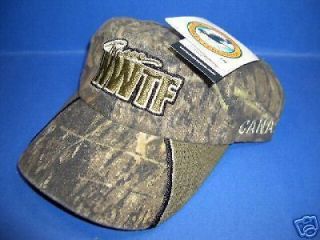 NEW NWTF CAMO MOSSY OAK CANADA HAT CAP WITH TAGS