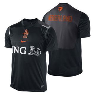   Netherlands EURO 2012 Soccer Training Jersey Brand New Black