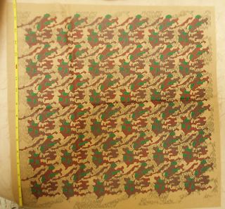 WWII 1943 German Wehrmacht Splinter Camouflage Cloth sheet LARGE