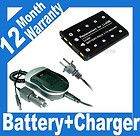 Battery + Charger for OLYMPUS VR310 VR320 VR330 TG310 TG320 Tough