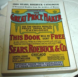 1908 , Roebuck Catalogue (Catalog)**197 1 Reprint of #117