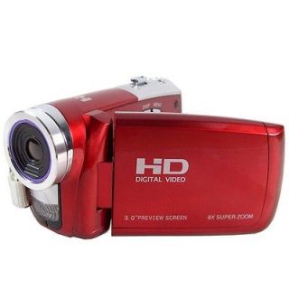 A70 16.0 MP Speed HD DV Digital Video Camera 3.0TFT LCD Camcorder Red