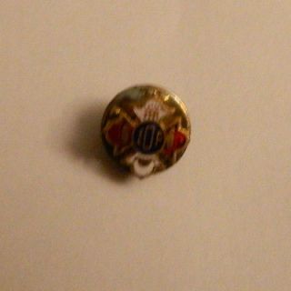 ORDER OF FORESTERS LAPEL PIN WITH GOLD KEY. CHECK PICS. NICE