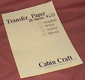 9x13 Carbon paper TRANSFER PADS 20 sheets/pad avail. in BLACK, WHITE