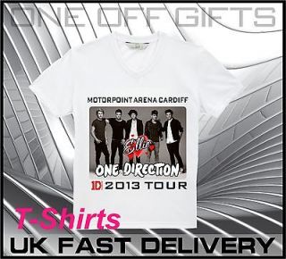 One Direction 2013 Tour T Shirt Kids & Adult Motorpoint Cardiff