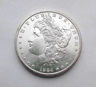 1884 CC Morgan Silver Dollar Coin   Uncirculated   High Grade
