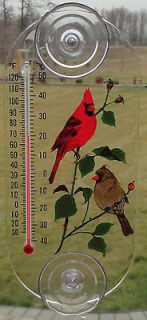 Cardinal Window Thermometer Christmas Gift Stocking Stuffer American