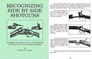 Recognizing Side by Side Shotguns   Carder