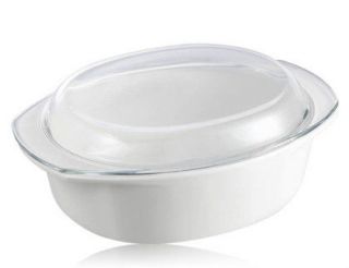 New Pyrex Pyroflam With Lid 3.5 litre Oval Casserole Dish Pan   P50A0