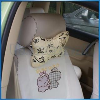Bone Shape Car Seat Neck Head Rest Pillow Cushion Pad