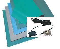 LAYER RUBBER ESD MAT   30 X 36 W/Dual Common Point Grounding