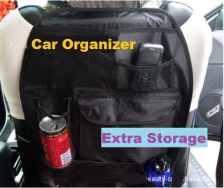 Car Back Seat Tidy Organiser Travel Kid Storage Bag Pocket Pouch