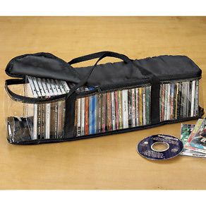 CD Storage Case with Dividers Music Organization Portable Free