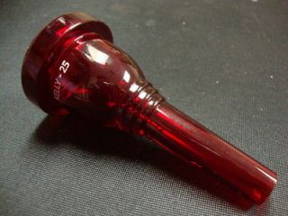KELLY 25 Tuba / Sousaphone Mouthpiece CRYSTAL RED **NEW**