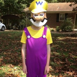 Super Mario Brothers Wario Boys Large 10 12 Halloween Costume with