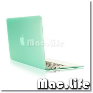 NEW ARRIVALS! Rubberized GREEN Hard Case for Macbook Air 13 A1369 and