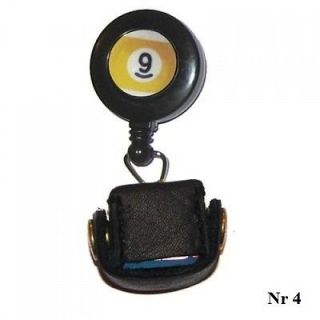 Retractable Pool Chalker Cue Chalk Holder   9 Ball   Black + FREE GIFT