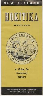 Hokitika Westland New Zealand Centenary Guide 1964