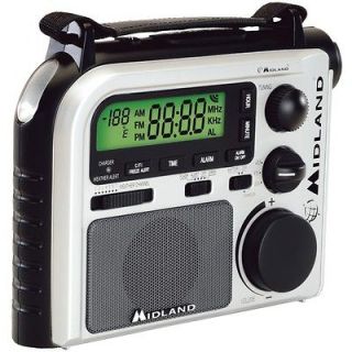 MIDLAND ER102 7 CHANNEL EMERGENCY CRANK RADIO WITH AM/FM/WEATHER ALERT