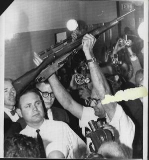 1963 Polieceman holds the murder wepon of John F. KennedyPress Photo