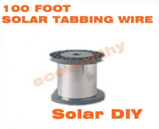100 Feet Solar Cell Panel 2mm Tab Soldering Wire  for