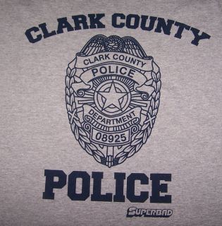 NWT Superbad Clark County Police Michael Cera T Shirt