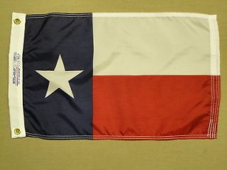 Texas Lone Star State Indoor Outdoor Printed Nylon Boat Flag Grommets
