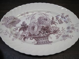 CHARLOTTE CLARICE CLIFF MULBERRY PLATTER TRANSFER WARE ROYAL