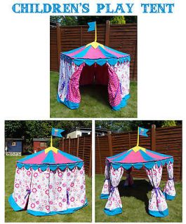 Beautiful Childrens play tent sewing pattern and instructions (PDF)