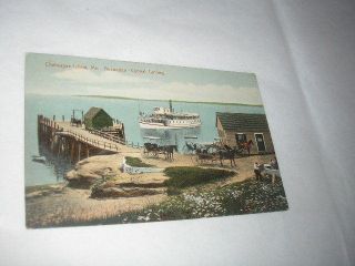 Chebeague Island Maine Aucocisco   Cental Landing UNUSED Postcard