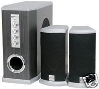 NEW COMPACT HIGH POWERED QM2.1 CHANNEL ACTIVE SPEAKER SYSTEM (60W RMS