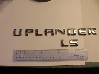 Genuine Chevrolet Uplander LS Emblem Nameplate Raised Letters glue