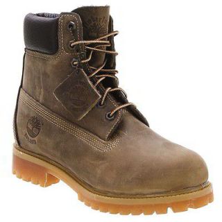 Timberland Mens 71594 Anniversary 6 Premium Leather Boots [ Taupe ]