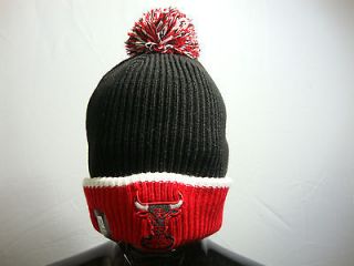 Chicago Bulls Winter Hat Cap 100% Authentic Brand NEW Skully Skull Cap