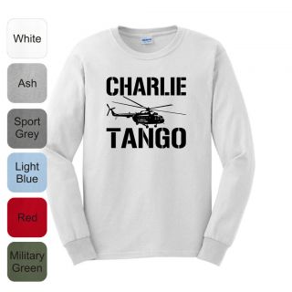 Charlie Tango LONG SLEEVE T Shirt 50 Fifty Shades of Grey Book