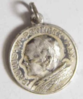 Catholic Religious Holy Medal   Saint Christopher / Paulus VI Pont Max