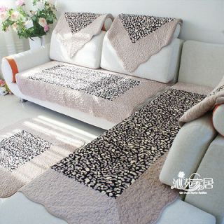 PC Leopard Color Sofa Couch Slip Cover Mat/Throw Rug/Floor Runner