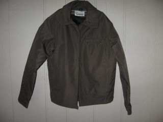 NEW Mens Sz S Green Zip Front Work Uniform Service Jacket CINTAS